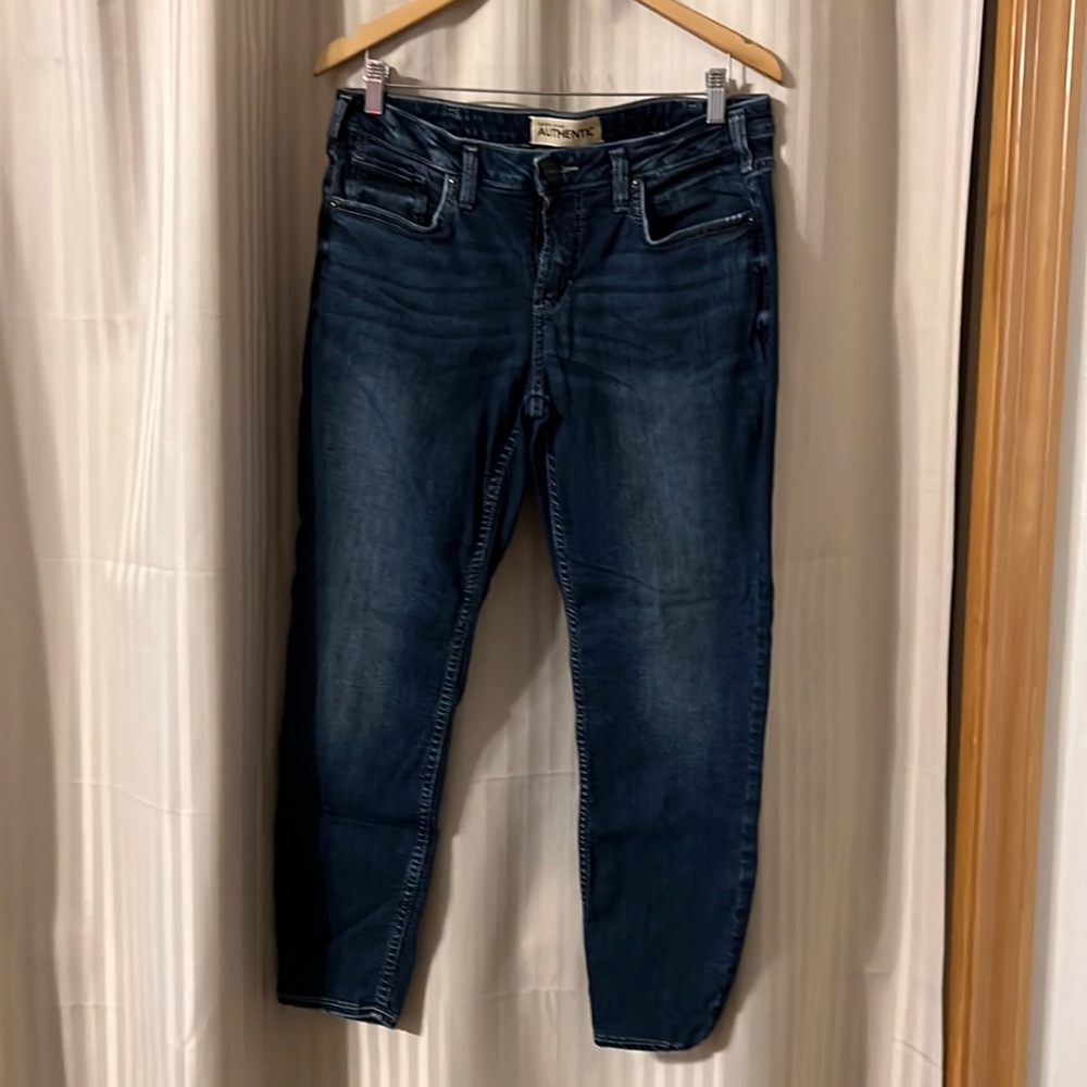 Silver, jeans, authentic